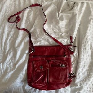 Giani Bernini Red Crossbody Bag